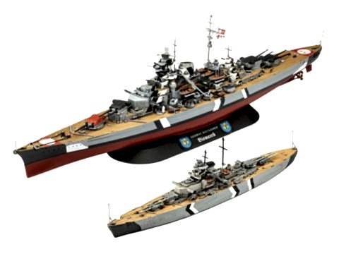 Gift Set The Legendary Bismarck (1:700 & 1:1200)