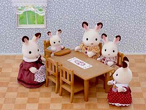 Sylvanian Families Yemek Masası& Sandalye