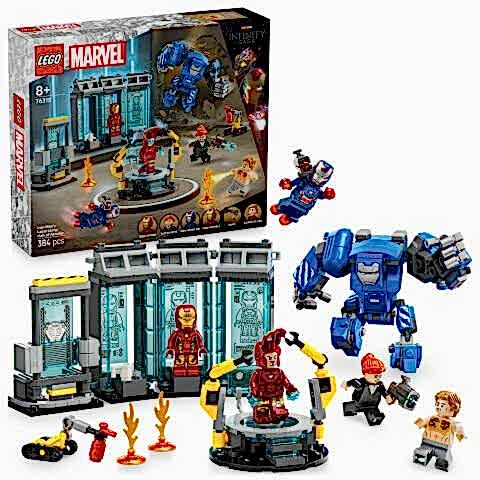 LEGO® Iron Man'in Laboratuvarı: Zırh Salonu 76315