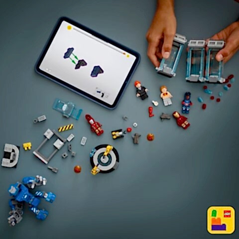 LEGO® Iron Man'in Laboratuvarı: Zırh Salonu 76315